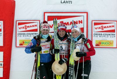 Marit Bjørgen, Therese Johaug and 1 more