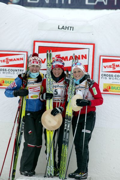 Marit Bjørgen, Therese Johaug and 1 more