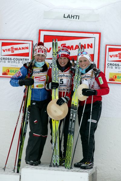 Marit Bjørgen, Therese Johaug and 1 more