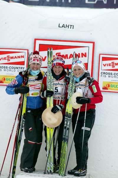 Marit Bjørgen, Therese Johaug and 1 more