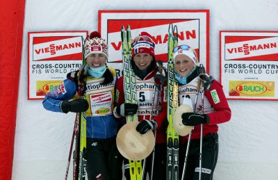 Marit Bjørgen, Therese Johaug and 1 more